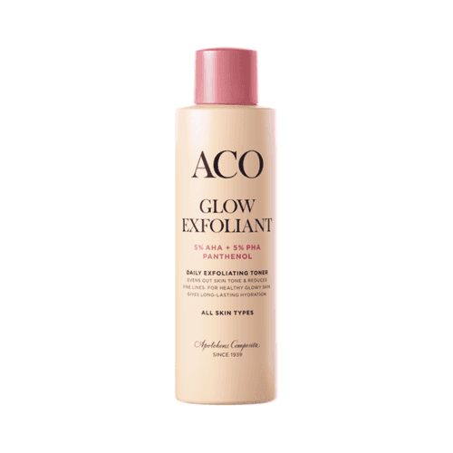 Aco face glow exfoliant toner oparfymerad 150 ml