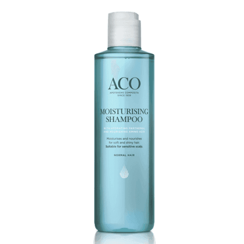 Aco hair care moisturising shampoo återfuktande schampo 250 ml