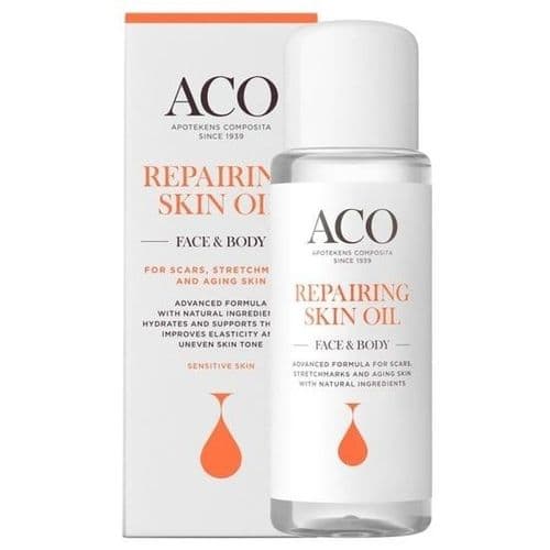 Aco repairing skin oil parfymerad hudolja 75 ml