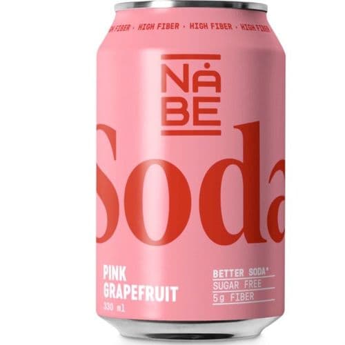 Nåbe soda pink grapefruit 330 ml