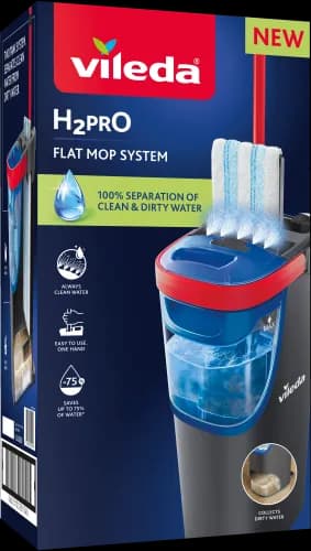 Vileda h2pro flat mop system, 1st