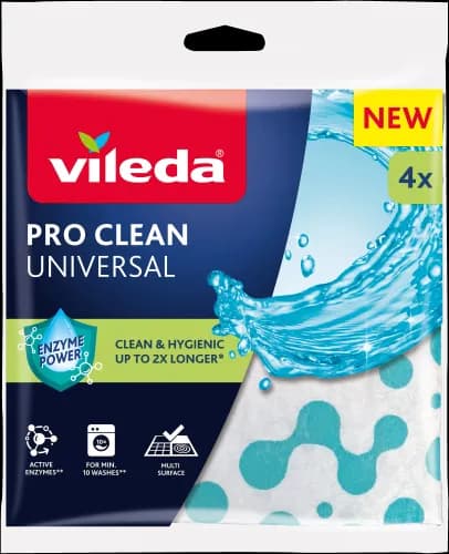 Vileda pro clean universal, 4pack